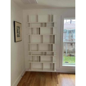 Wall-Mounted Bookshelf Installation
