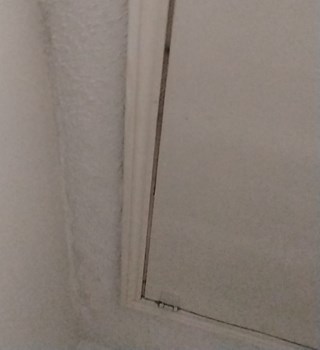 Ceiling Drywall Repair Before,  Flower Mound, TX