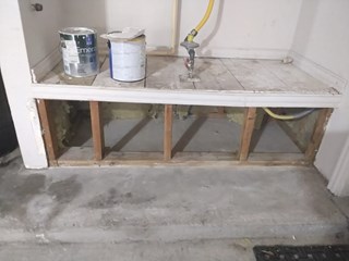 Inbulit Shelf Frame Installation, Highland Village, Tx