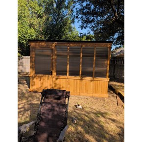 Greenhouse completed in Denton, TX Greenhouse completed in Denton, TX