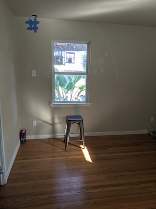 Replacing Window with French Door Installation in Rockwall Texas - Before