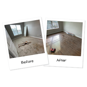 Flooring in bedroom