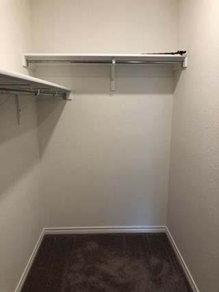 Before adding shelving in closet