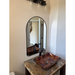 Mirror hanging, Cibolo, TX