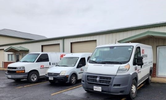 Ace Handyman Services Kary Fleet in front of Office