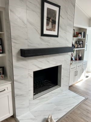 Mantel install after 