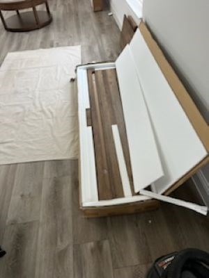 furniture assembly before