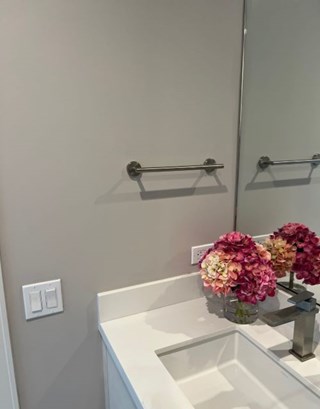 Bathroom Towel Rack Installation.