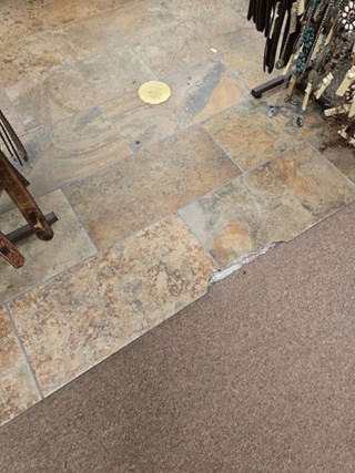Cracked Ceramic Tiles