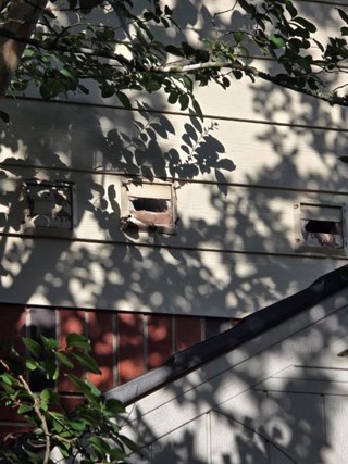 Damaged Dryer Vent Cover