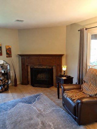 Fireplace Without Mirror