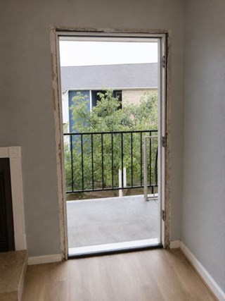 Old Front Door Removed