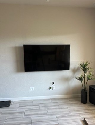Wall-Mounted TV