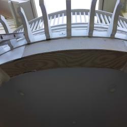 Replacement of radius board/trim