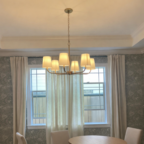 Chandelier Installation 