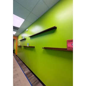 Commercial Wall Shelf Installation