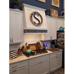 Custom Range Hood Trim Installation
