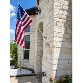 Flagpole Bracket Installation