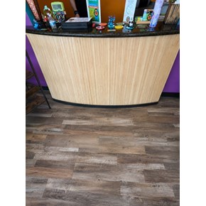Front Desk Bamboo Finish