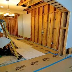 Sheetrock repair from water leak
