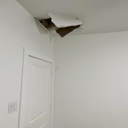 Sheetrock Damage from someone stepping through the ceiling