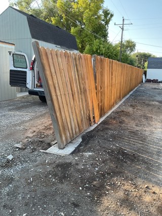 broken fence