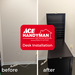 Desk installation Office