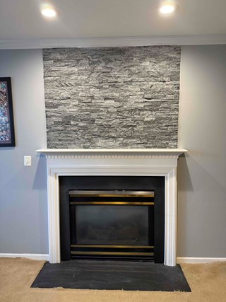 After Stone Mantel Asbhurn
