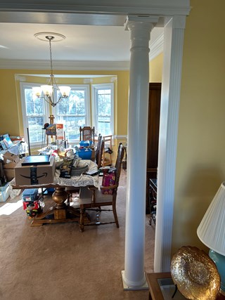 Column Removal Chantilly, VA Before