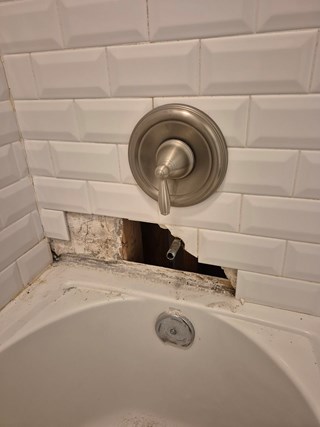 Before Tile Repair Ashburn Virginia