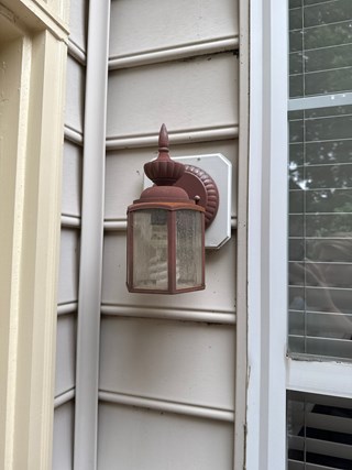 Outdoor light before Manassas