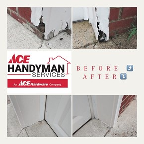 ACE Handyman Services garage door frame repair