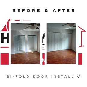 ACE Handyman Services bi-fold door install
