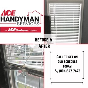 ACE Handyman Services blind replacement