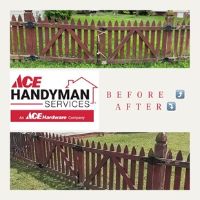 ACE Handyman Services fence gate repair