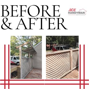 ACE Handyman Services privacy fence repair