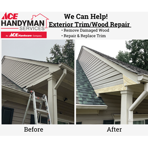 Exterior Trim Wood Repair