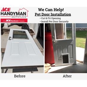 Pet Door Install