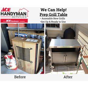 BBQ Prep Table Assemble