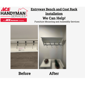Entryway Bench and Coat Rack