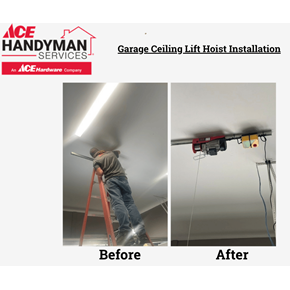Garage Ceiling Lift Install