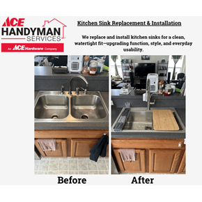 Kitchen Sink Replacement & Installation