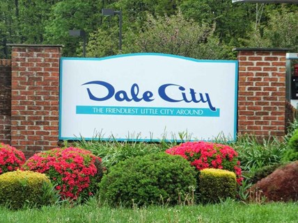 Welcome Sign for Dale City, VA.