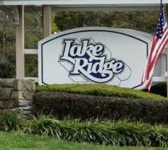 Welcome Sign in Lake Ridge, VA.