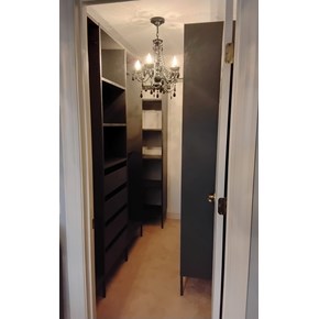 Closet lighting upgrade in Montclair, VA
