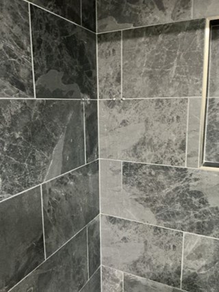 Shower Shelf Installation Before - Sammamish