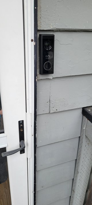 After Smart Door bell installation by Ace Handyman Services in Gig Harbor, WA.
