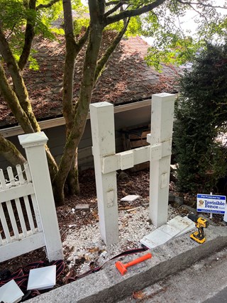 Before mailbox installation Bainbridge Island WA.
