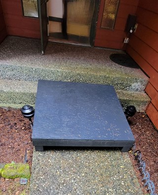 Before stair railing installation by Ace Handyman Services in Port Orchard, WA