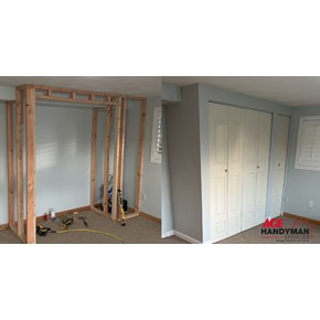 Closet Build out by Ace Handyman Services in Manette, WA